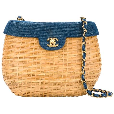 chanel vintage basket|vintage chanel vanity bags.